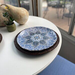 Rattan Charger Plates - Set of 4